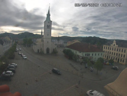 Náměstí, koste sv. Markéty