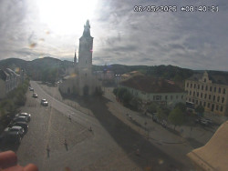 Náměstí, koste sv. Markéty