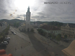 Náměstí, koste sv. Markéty