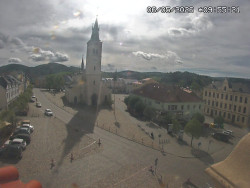 Náměstí, koste sv. Markéty