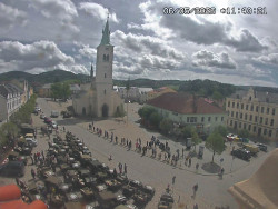 Náměstí, koste sv. Markéty