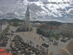 Náměstí, koste sv. Markéty