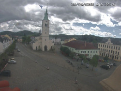 Náměstí, koste sv. Markéty