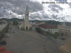 Náměstí, koste sv. Markéty