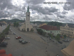 Náměstí, koste sv. Markéty