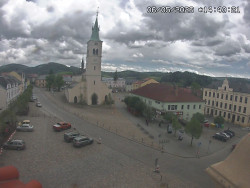 Náměstí, koste sv. Markéty