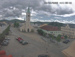 Náměstí, koste sv. Markéty