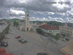 Náměstí, koste sv. Markéty
