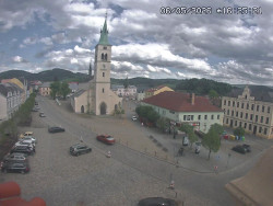 Náměstí, koste sv. Markéty