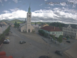 Náměstí, koste sv. Markéty