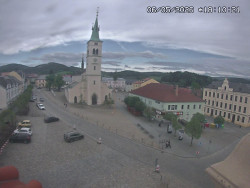 Náměstí, koste sv. Markéty