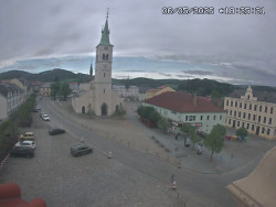 Náměstí, koste sv. Markéty