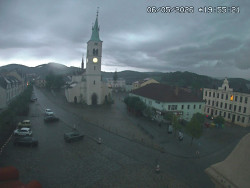 Náměstí, koste sv. Markéty