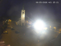 Náměstí, koste sv. Markéty