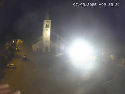 Náměstí, koste sv. Markéty