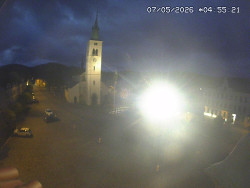 Náměstí, koste sv. Markéty