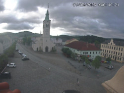 Náměstí, koste sv. Markéty