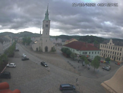Náměstí, koste sv. Markéty