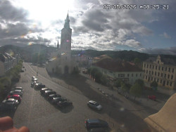 Náměstí, koste sv. Markéty