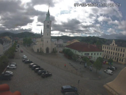Náměstí, koste sv. Markéty