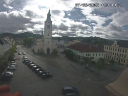 Náměstí, koste sv. Markéty