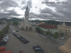 Náměstí, koste sv. Markéty