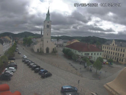 Náměstí, koste sv. Markéty