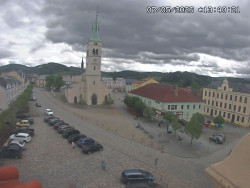 Náměstí, koste sv. Markéty