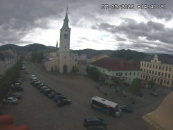 Náměstí, koste sv. Markéty