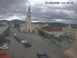 Náměstí, koste sv. Markéty