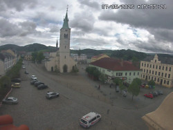 Náměstí, koste sv. Markéty