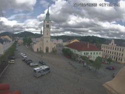 Náměstí, koste sv. Markéty
