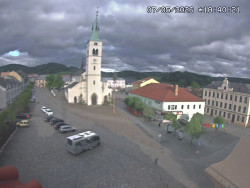 Náměstí, koste sv. Markéty