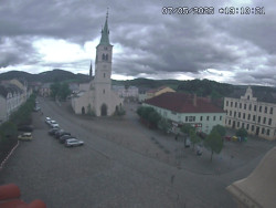 Náměstí, koste sv. Markéty