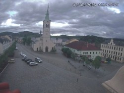 Náměstí, koste sv. Markéty