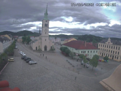 Náměstí, koste sv. Markéty