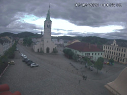Náměstí, koste sv. Markéty