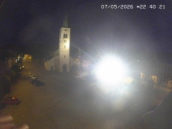 Náměstí, koste sv. Markéty