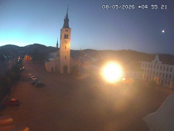 Náměstí, koste sv. Markéty