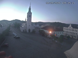 Náměstí, koste sv. Markéty