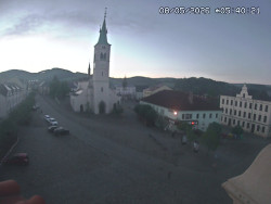 Náměstí, koste sv. Markéty