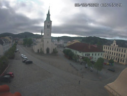 Náměstí, koste sv. Markéty