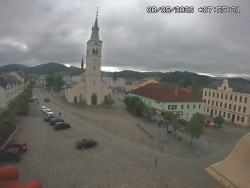 Náměstí, koste sv. Markéty
