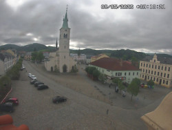 Náměstí, koste sv. Markéty