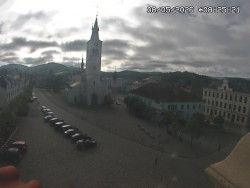 Náměstí, koste sv. Markéty