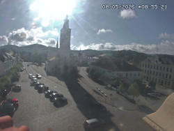 Náměstí, koste sv. Markéty