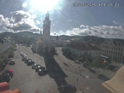 Náměstí, koste sv. Markéty
