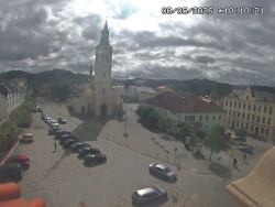 Náměstí, koste sv. Markéty