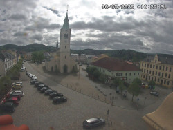 Náměstí, koste sv. Markéty