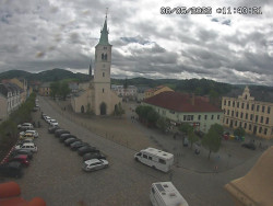 Náměstí, koste sv. Markéty